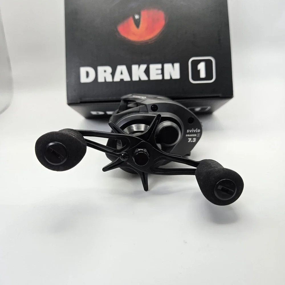 Svivlo Draken 1 Baitcasting Reel 7.3:1 Left Hand LH Fishing Reel - Slightly Used